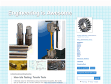 Tablet Screenshot of engineeringisawesome.com